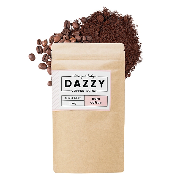 DAZZY Kávový peeling - pure coffee 200 g
