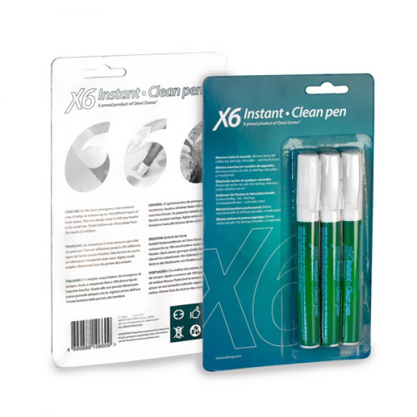 X6 INSTANT Kapesní odstraňovač skvrn - 3ks