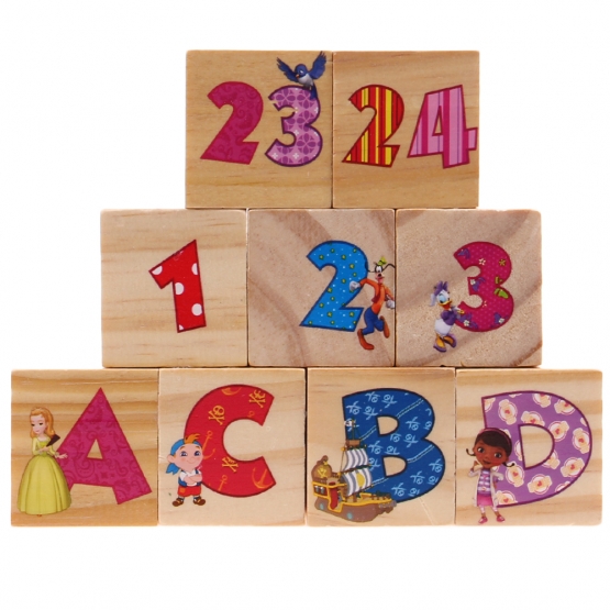 Detské kocky s číslami a písmenami