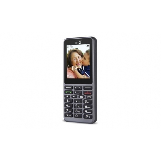 Mobilní telefon DORO Phone Easy 509, šedý