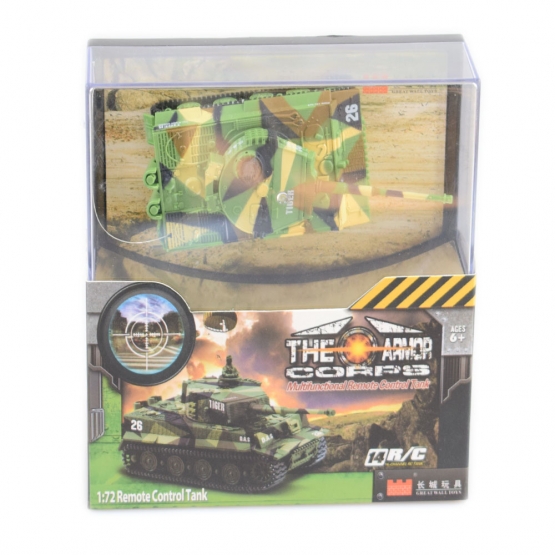 Mini RC tank 1:72