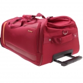 Cestovná taška na kolieskach 2v1 červená