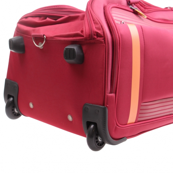 Cestovná taška na kolieskach 2v1 červená