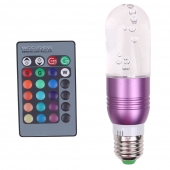 Farebná LED žiarovka s ovládačom