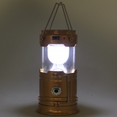 Solárne kempingový lampáš SH-5800T zlatá