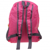 Skladací cestovný batoh ružový