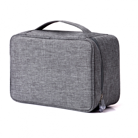 Cestovný organizér na káble a nabíjačky šedý