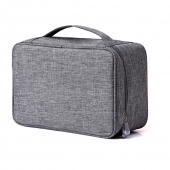 Cestovný organizér na káble a nabíjačky šedý
