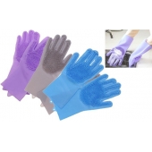 Silikonové rukavice na úklid