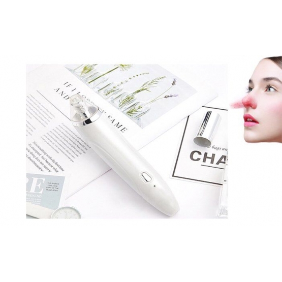 Vakuový čistič pleti na černé tečky