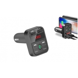 Bluetooth autonabíječka - FM transmitter černá