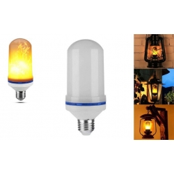 LED žárovka s efektem plamene
