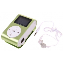 Mini MP3 přehrávač s displejem zelený