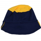 Dětský klobouk modro žlutý