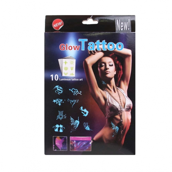 Svítící nalepovací tetování