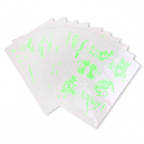 Svítící nalepovací tetování