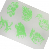 Svítící nalepovací tetování