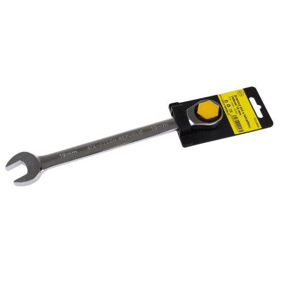 Stranový klíč s řehtačkou 19 mm