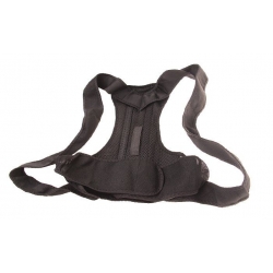 Korektor pro vzpřímené držení těla černý vel.M