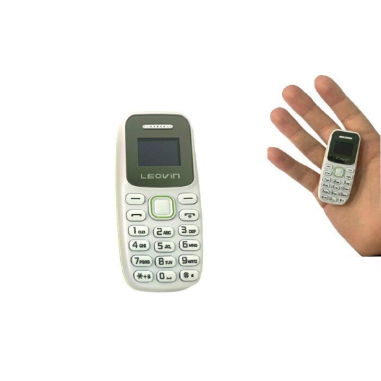 Mini telefon LE-887 bílý