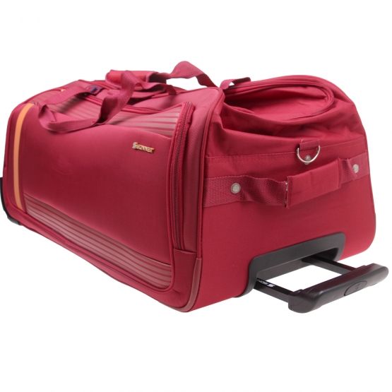 Cestovní taška na kolečkách malá červená