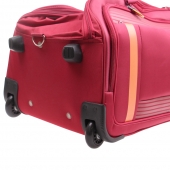 Cestovní taška na kolečkách malá červená
