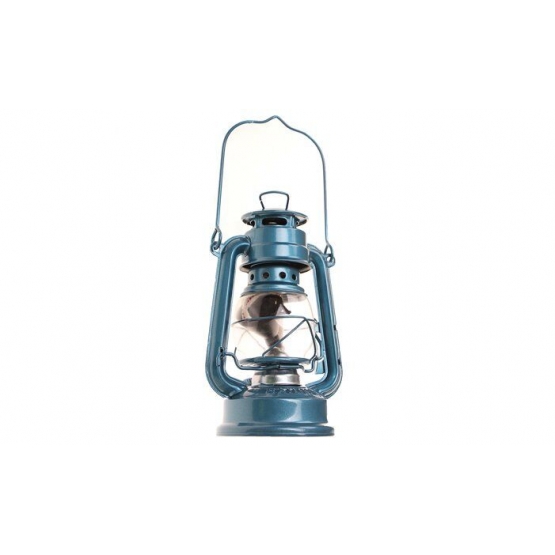 Petrolejová lampa 19 cm modrá