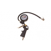 Hustící kompresor s manometrem