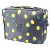 Kosmetická taška Travel černá s citróny