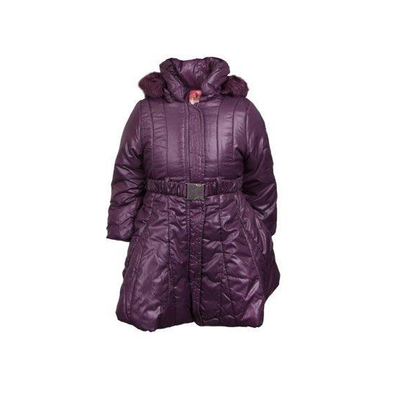 Dívčí zimní kabát fialový vel. 104