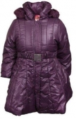 Dívčí zimní kabát fialový vel. 104