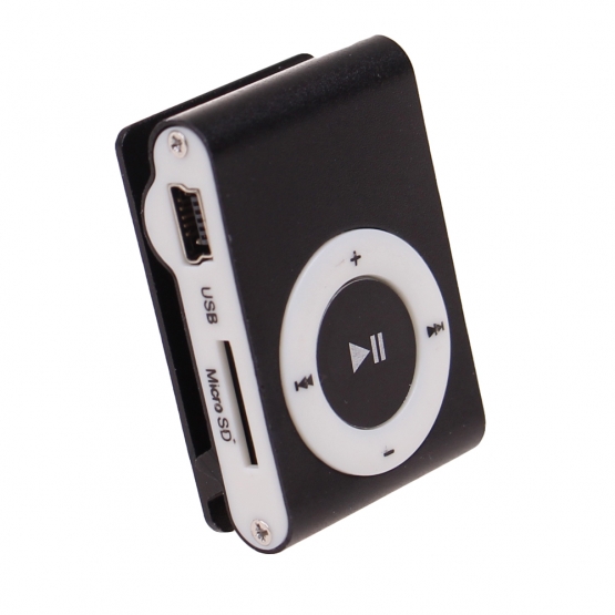 Kompaktní MP3 přehrávač černý