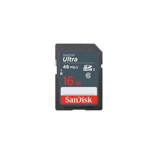 Paměťová karta SANDISK Ultra SDHC 16 GB 48 MB/s Class 10 UHS-I