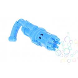 Dětská elektrická bublinková pistolka modrá