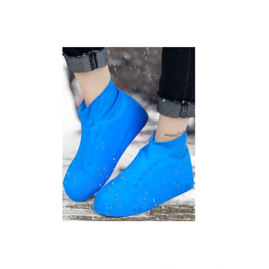 Voděodolné návleky na boty tmavě modré L