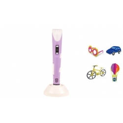 Kuličkové 3D pero fialové