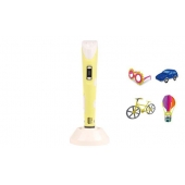 Kuličkové 3D pero žluté