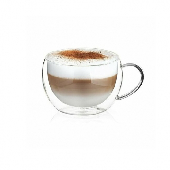 Dvoustěnný hrnek na cappuccino 280 ml