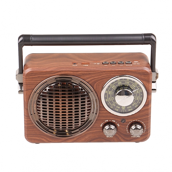 Přenosné dobíjecí retro rádio MK-612