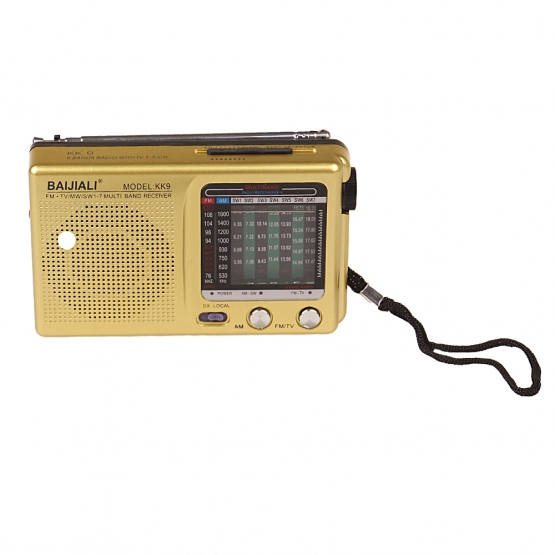 Kapesní rádio KK-9 zlaté