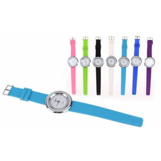 Hodinky s gumovým páskem