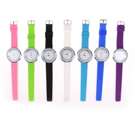 Hodinky s gumovým pásikom
