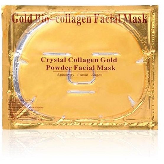 Zlatá kolagénová maska na tvár - 2ks