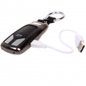 USB zapalovač klíč od auta hnědý