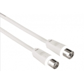 Anténní kabel HAMA 45164 - 75dB, bílý, 10m