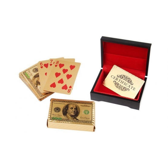 Zlaté pokerové karty