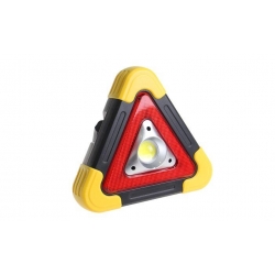 Výstražný solární LED trojúhelník HB-6609