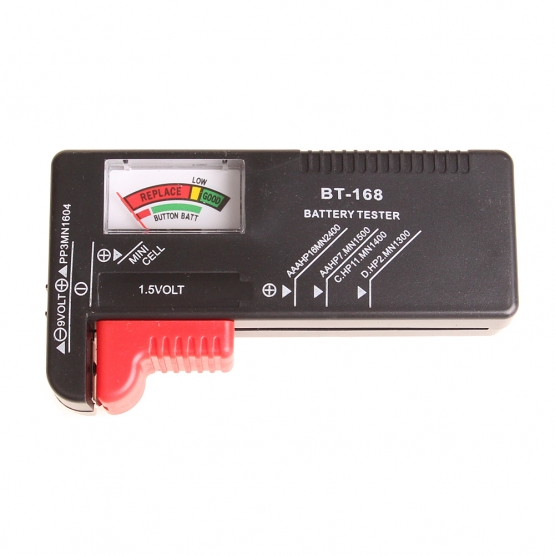 Analogový tester baterií BT-168D