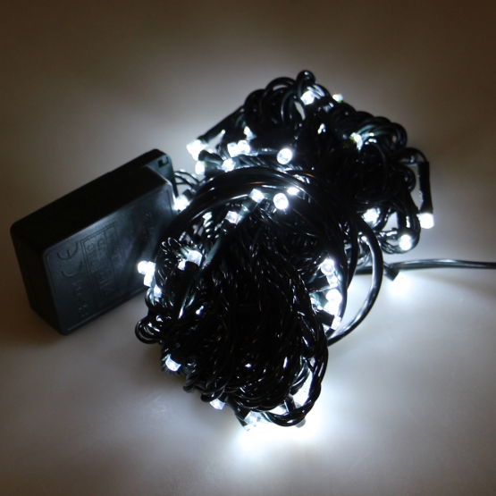 Vánoční LED světelný řetěz V8F50 bílý