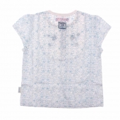 Dievčenské kvetinové tričko veľ.74